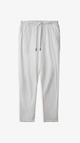 Men Light Grey Soft Cotton Jersey Trouser