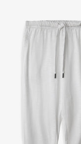 Men Light Grey Soft Cotton Jersey Trouser