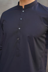 NAVY BASIC PLAIN KAMEEZ SHALWAR
