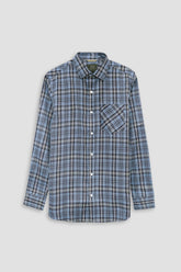 Blue Check Casual Shirt