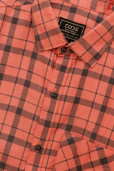 Check Pink Casual Shirt