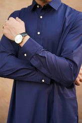ROYAL BLUE PLAIN KAMEEZ SHALWAR