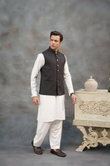 BROWN PLAIN WAISTCOAT