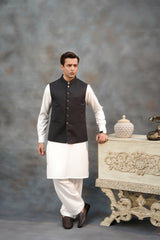 BROWN PLAIN WAISTCOAT