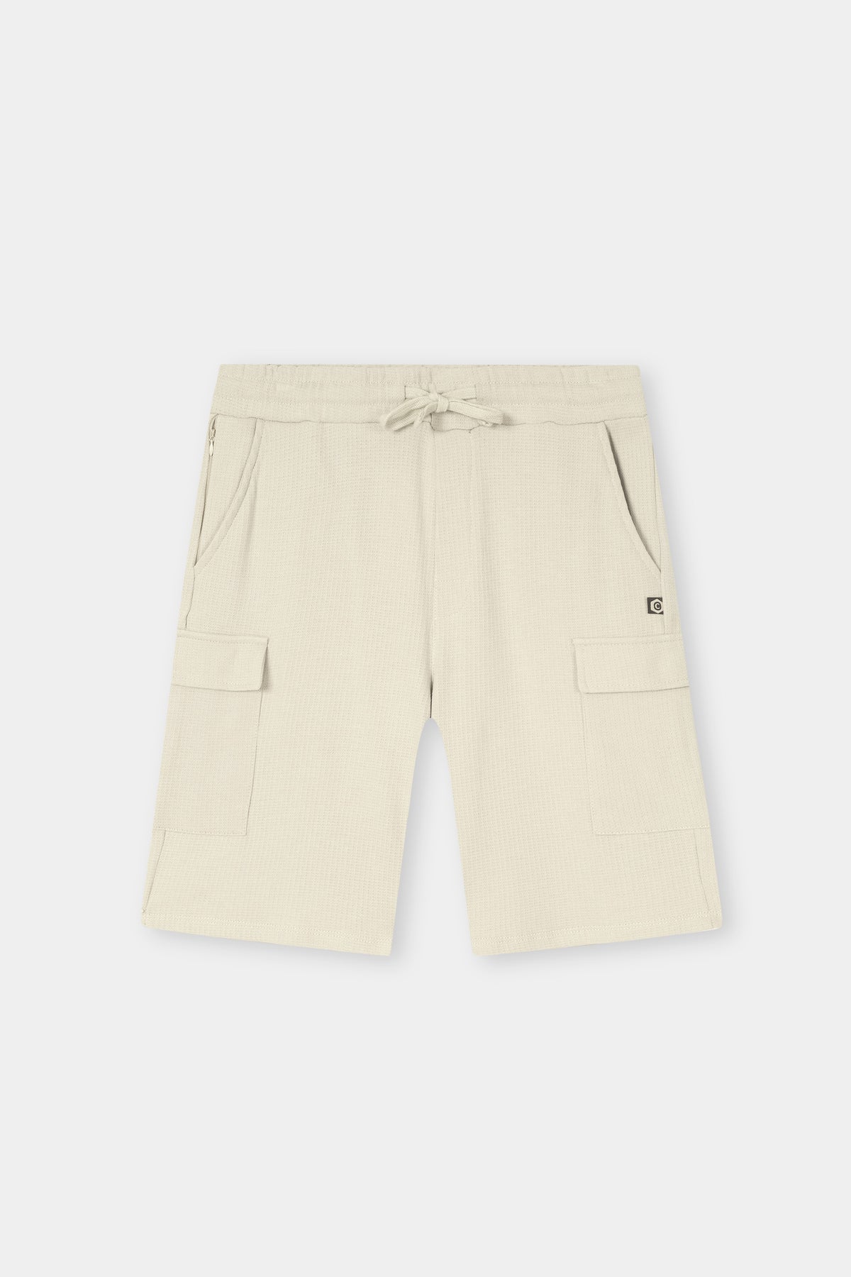 OFF-WHITE TERRY 5 POCKET CROSS CARGO SHORT