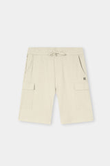 OFF-WHITE TERRY 5 POCKET CROSS CARGO SHORT