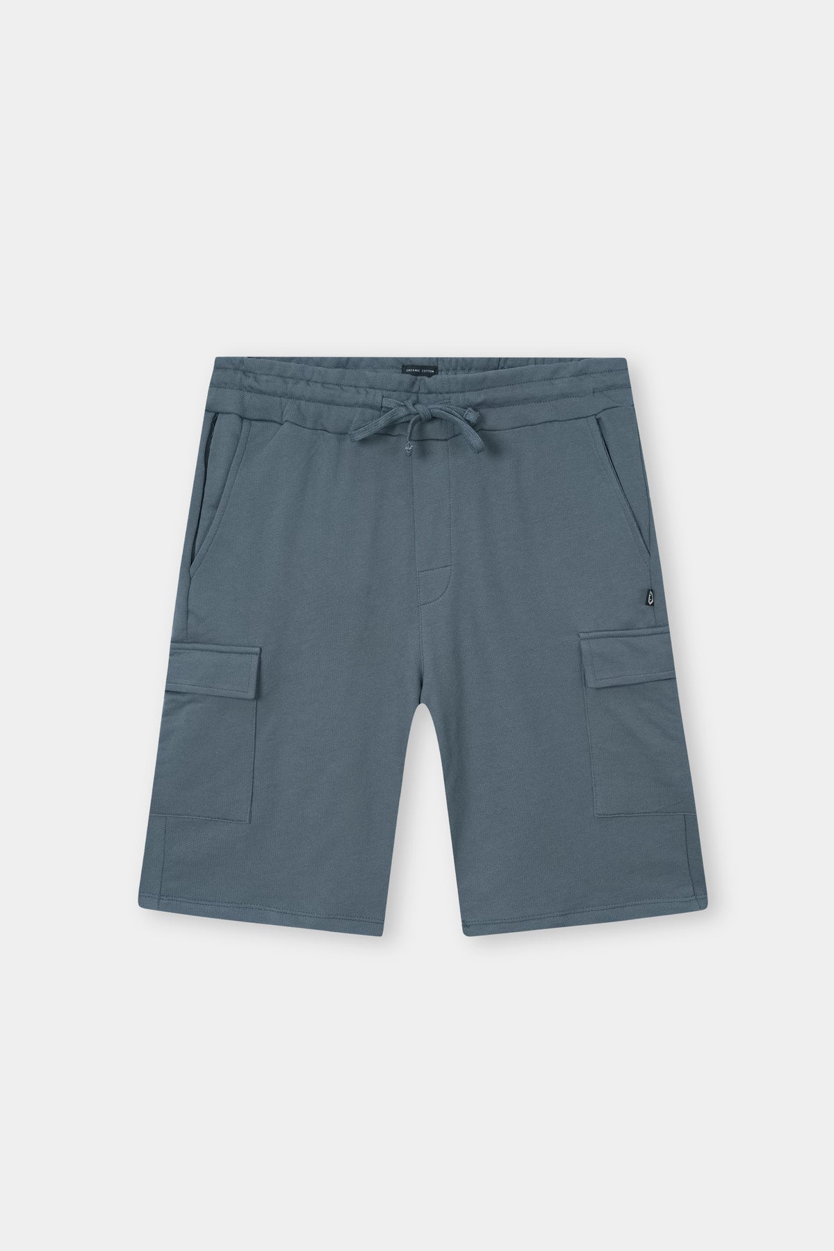 D-GRAY TERRY 5 POCKET CROSS CARGO SHORT