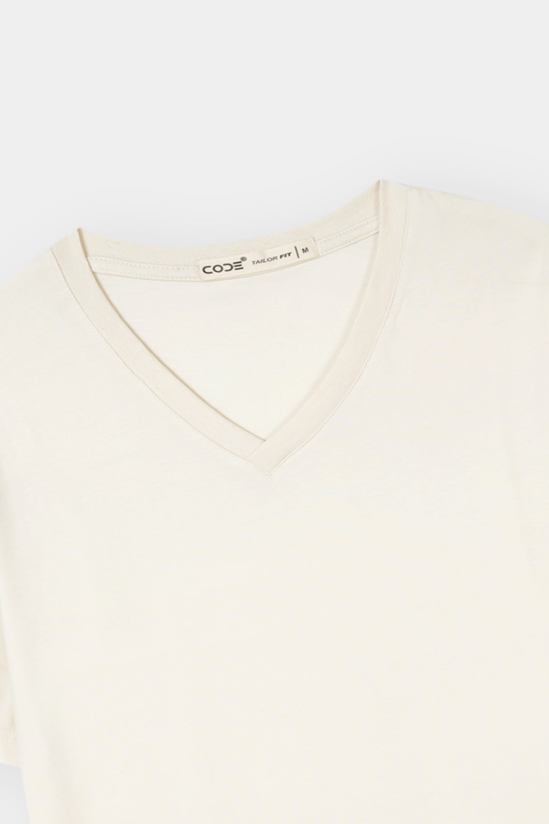 Off White Plain T-Shirt