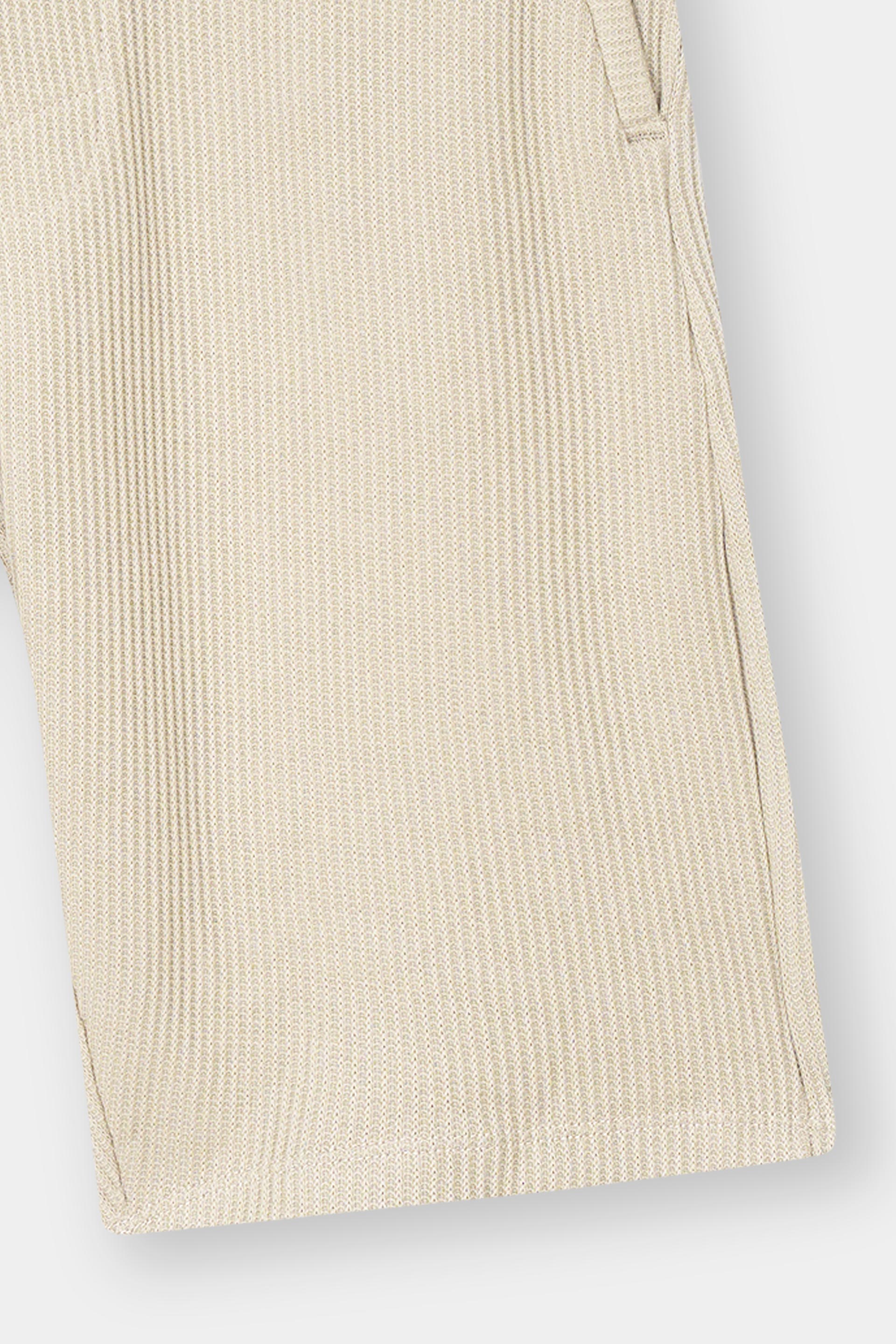 OFF-WHITE WAFFLE KNIT CROSS POCKET SHORT