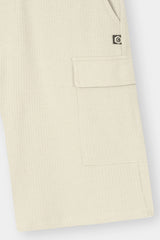 OFF-WHITE TERRY 5 POCKET CROSS CARGO SHORT