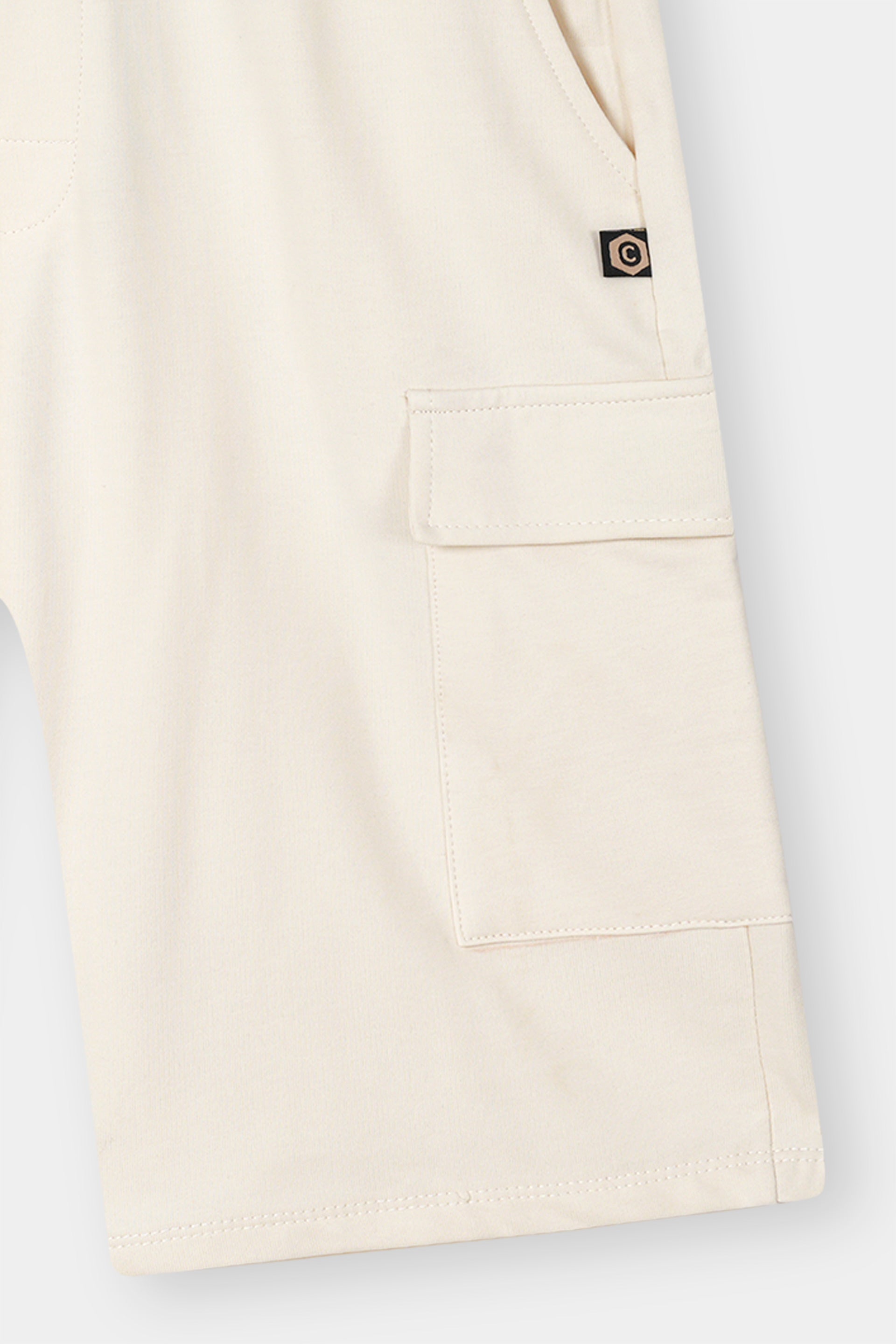 CAREEM TERRY 5 POCKET CROSS CARGO SHORT