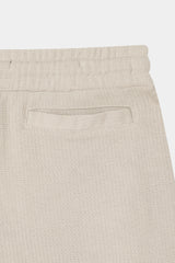 KHAKI TERRY 5 POCKET CROSS CARGO SHORT