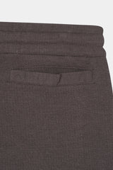 BROWN TERRY 5 POCKET CROSS CARGO SHORT