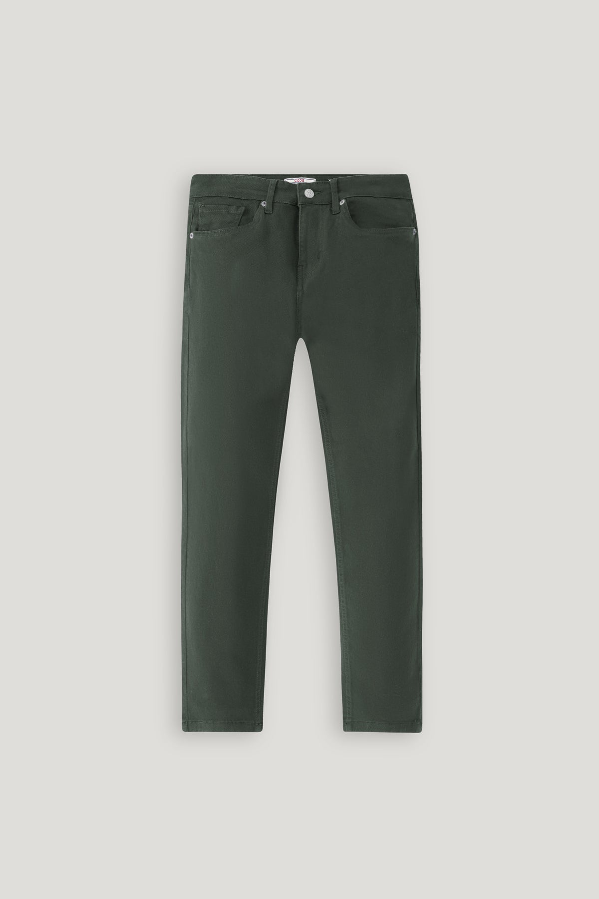 Dark Green Denim Chino