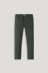 Dark Green Denim Chino