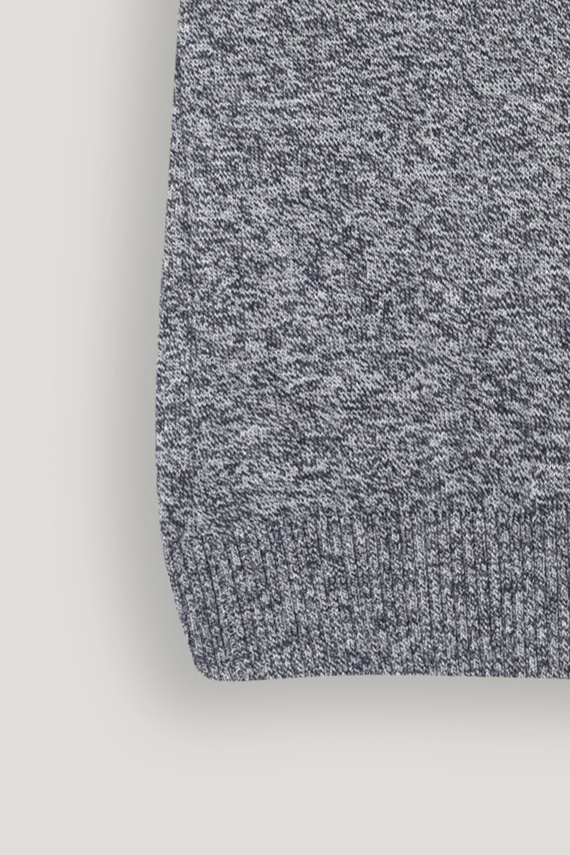 TEXTURED GRAY MARINO SLEEVELESS SWEATER