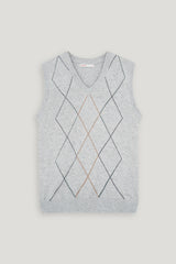 GREY MARINO SLEEVELESS SWEATERS