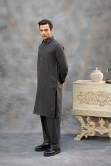 CHARCOAL WOOL KAMEEZ SHALWAR