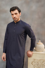 NAVY BASIC PLAIN KAMEEZ SHALWAR