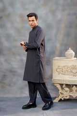 BLACK BASIC BANNED KAMEEZ SHALWAR