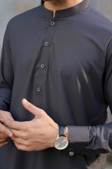 BLACK BASIC BANNED KAMEEZ SHALWAR