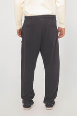 CHARCOAL TERRY LOOSE FIT TROUSER