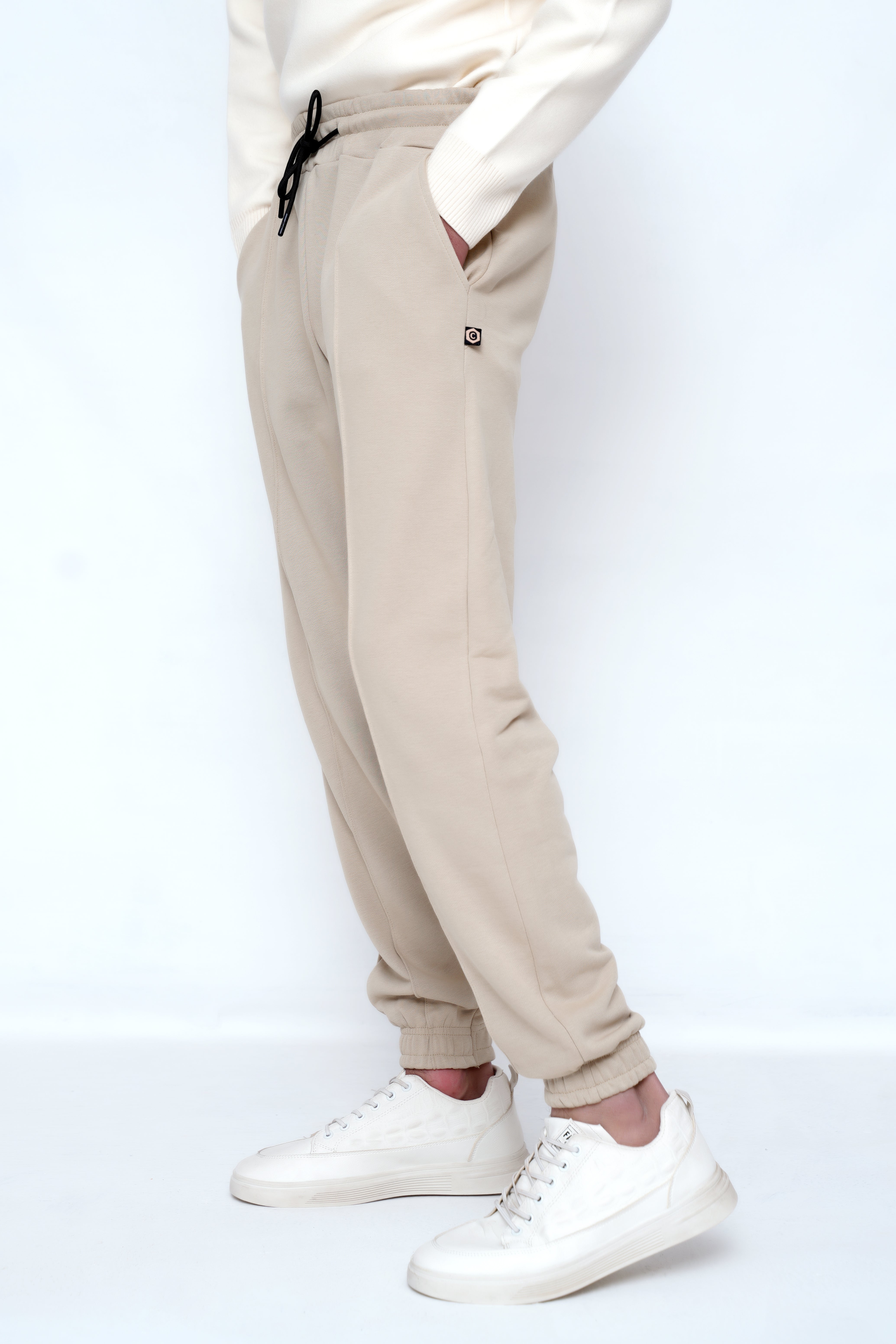 KHAKI REGULAR FIT POWER JOGGER