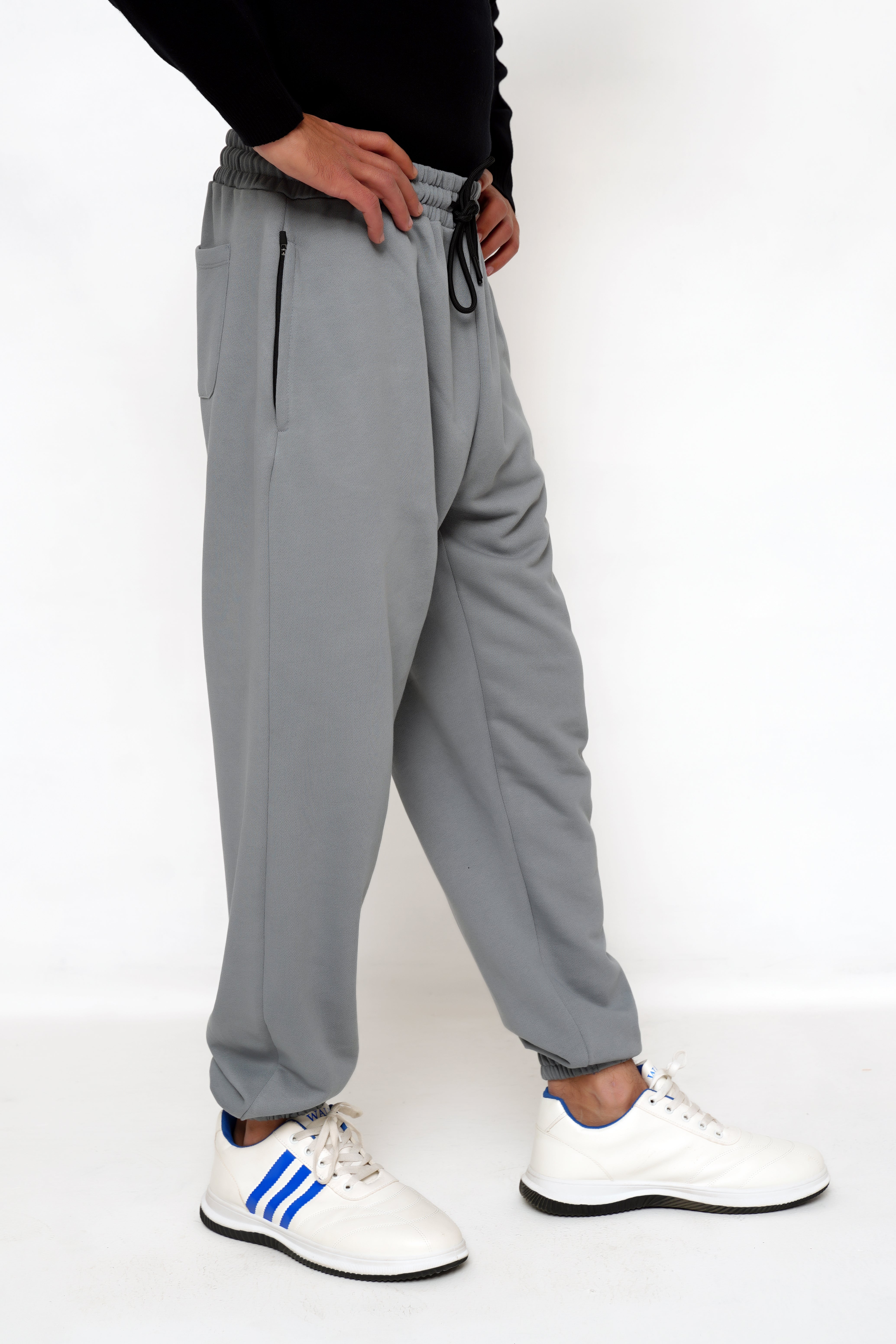 DARK GRAY REGULAR FIT POWER JOGGER