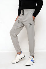 LIGHT GRAY REGULAR FIT POWER JOGGER