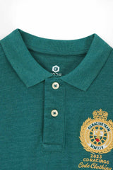 Teal Pique Polo Shirt