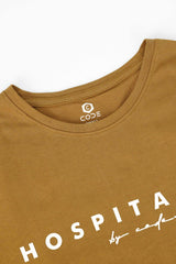 Brown Graphic T-Shirt