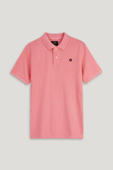 Peach Pink Pique Polo Shirt