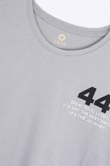 Grey Graphic Printed T-Shirt