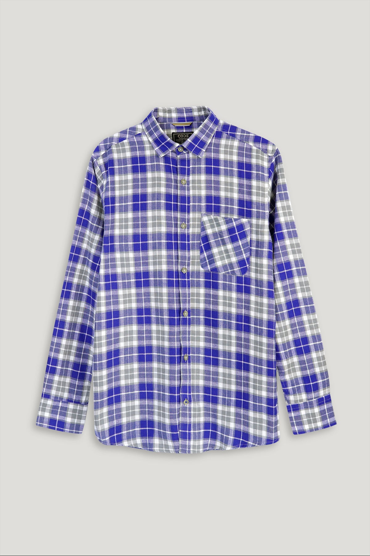 BLUE CHECK WINER CASUAL SHIRT