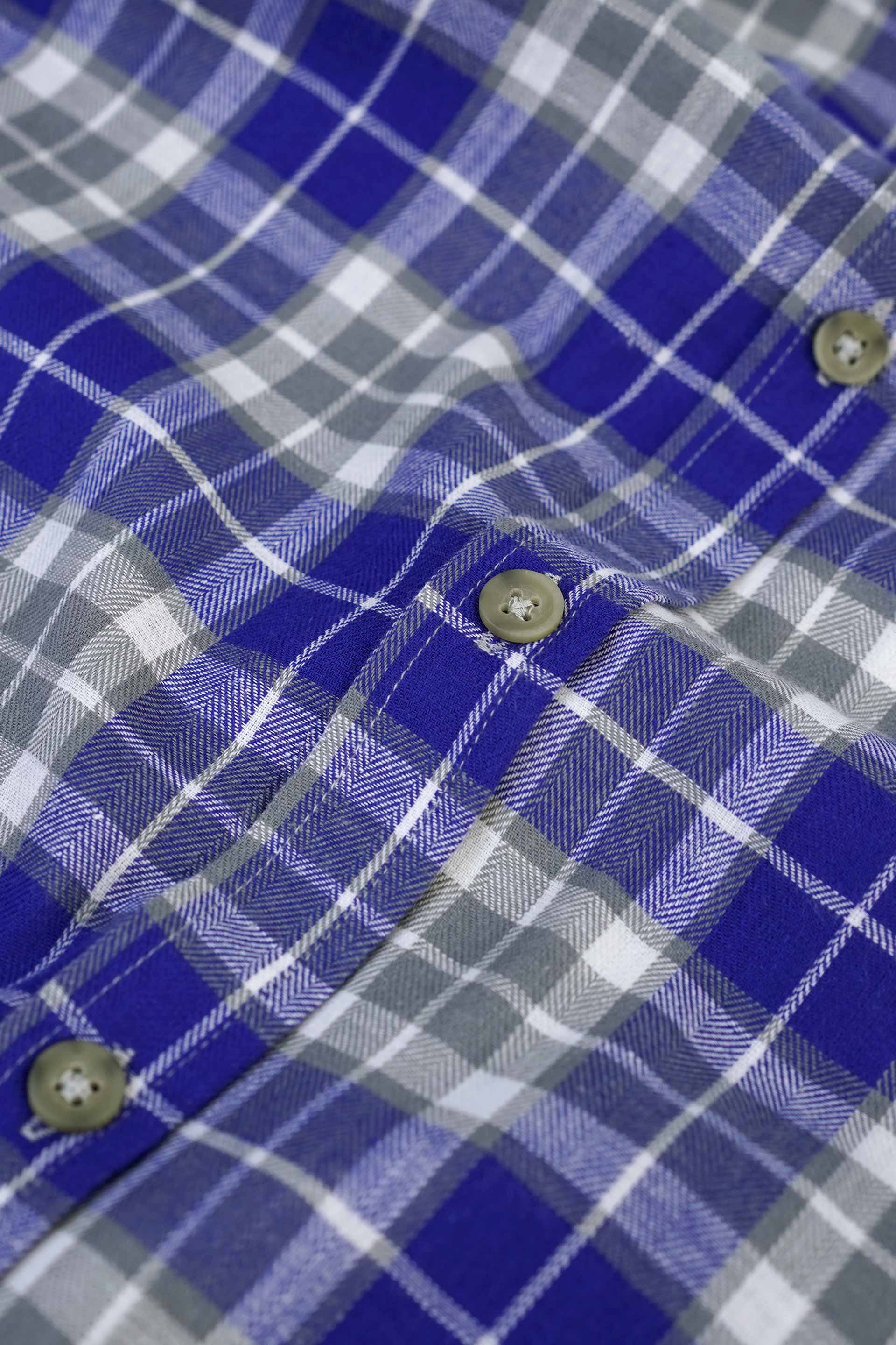 BLUE CHECK WINER CASUAL SHIRT