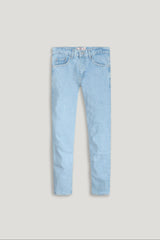 Light Blue Denim Jeans Tailor Fit