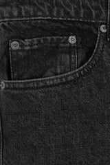 Black Mid Denim Jeans Tailor Fit