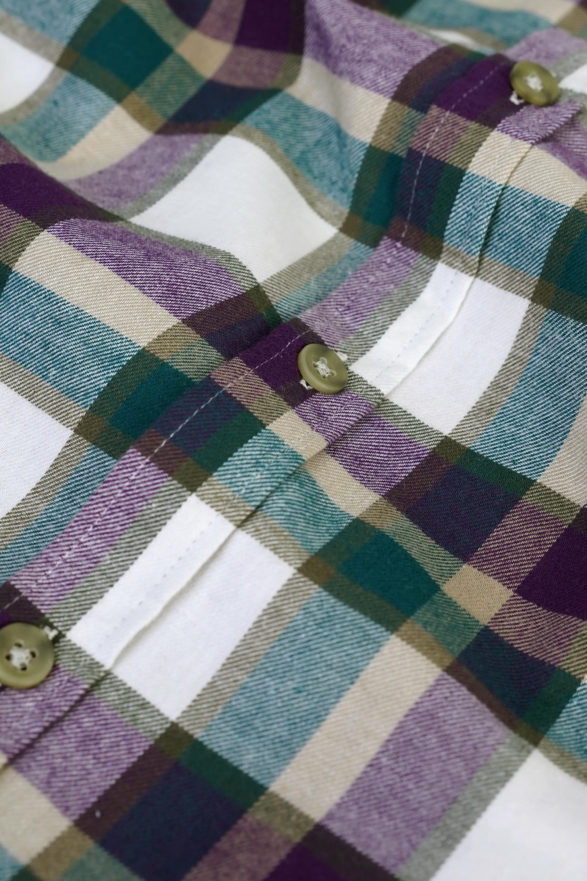 PURPLE CHECK WINTER CASUAL SHIRT