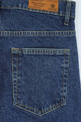 Mid Blue Denim Jeans Tailor Fit