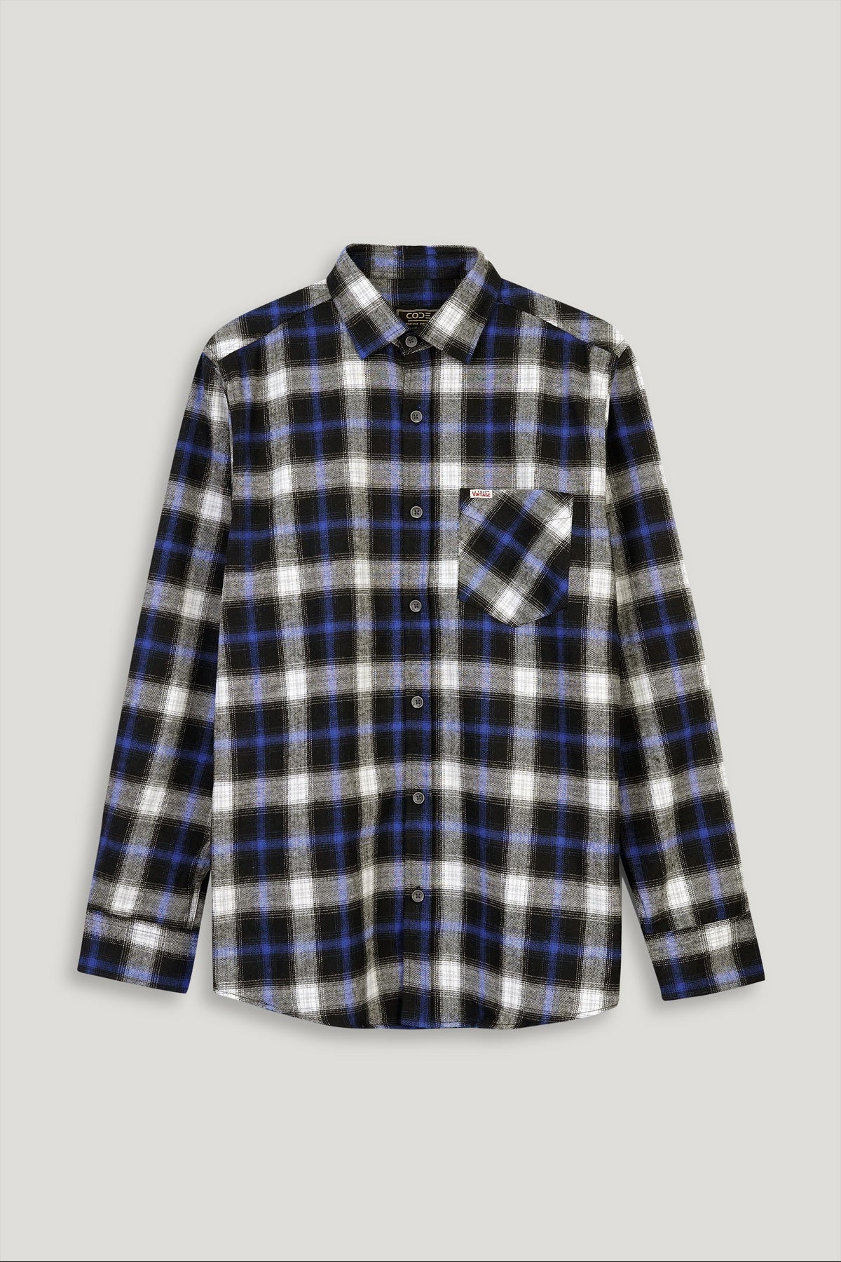 BLACK CHECK WINTER CASUAL SHIRT