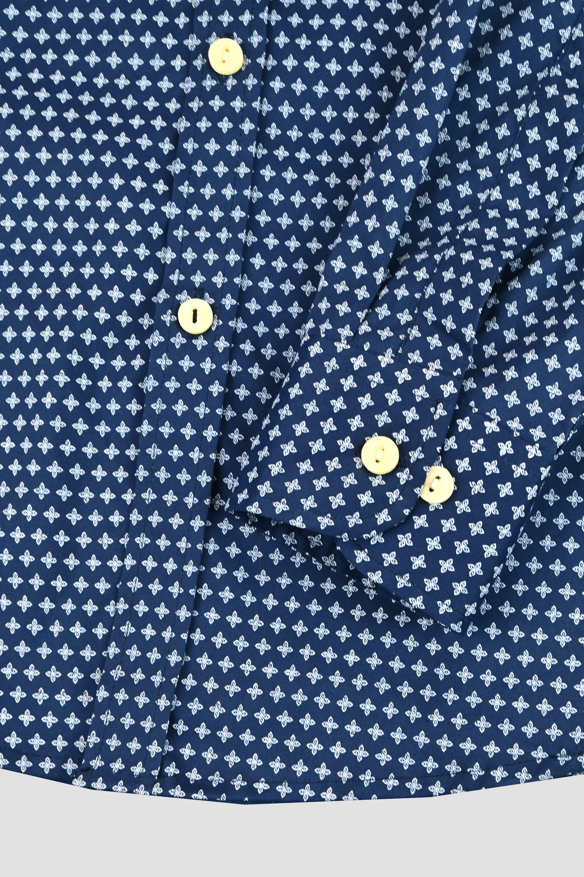 PRINTED NAVY CASUAL SHIRT