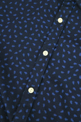 NAVY PRINTED CASUAL SHIRT