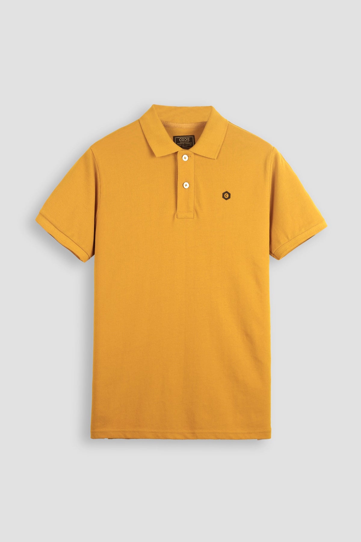 RUST PIQUE POLO SHIRT