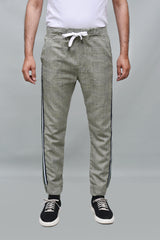 Green Check Casual Trouser