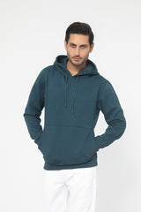 C-GREEN FLEECE FABRIC MEN'S HOODIE