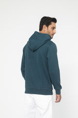 C-GREEN FLEECE FABRIC MEN'S HOODIE