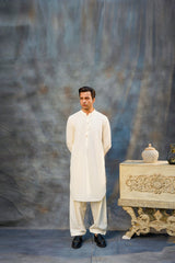 BASIC BANNED COLLAR KAMEEZ SHALWAR