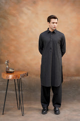 CHARCOAL WOOL KAMEEZ SHALWAR