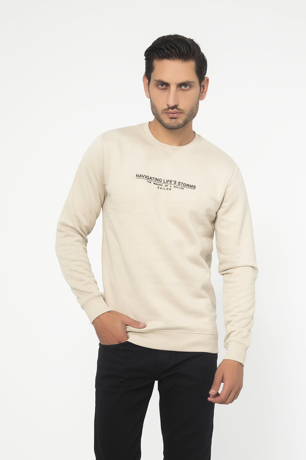 STONE FLEECE SWEAT SHIRT