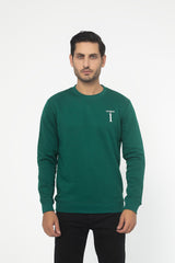 GREEN FLEECE SWEAT SHIRT